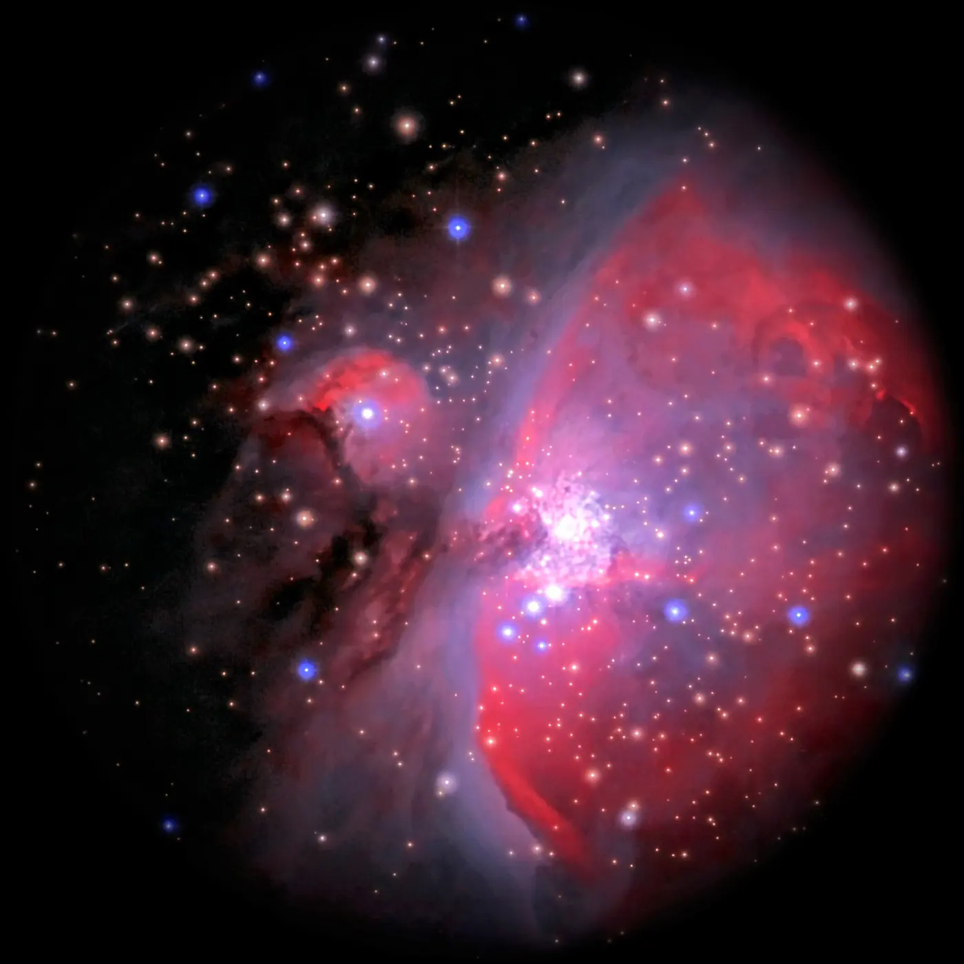 Grande Nébuleuse d'Orion, M42, 11 min de pose la plus longue