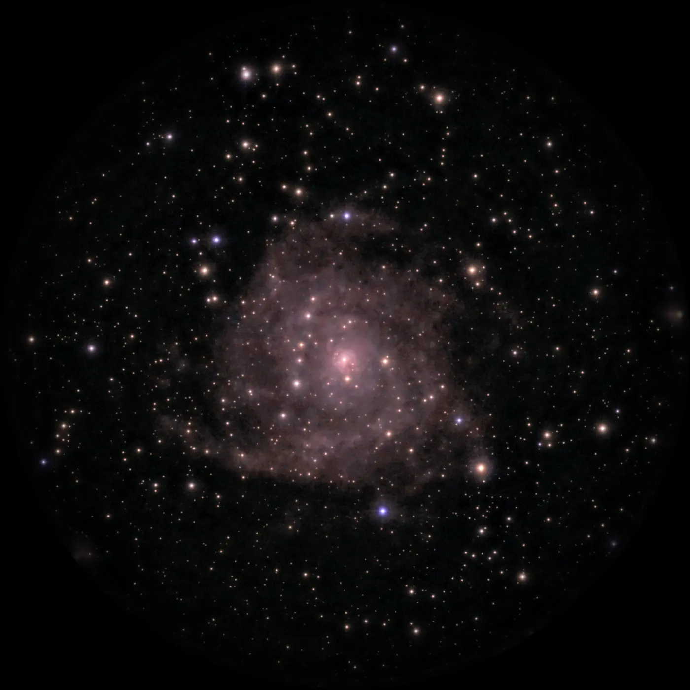 Galaxie Cachée, IC 342, 14 min de pose la plus longue