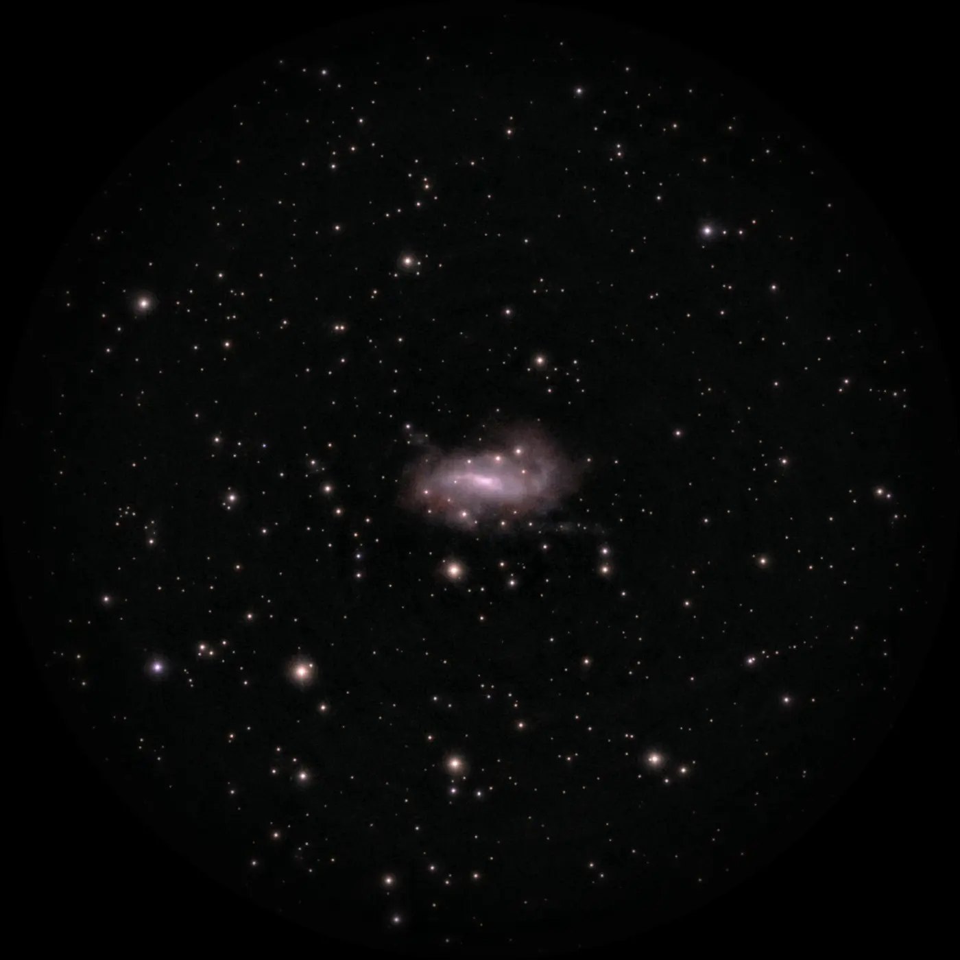 Galaxie spirale barrée, NGC 925, 21 min de pose la plus longue