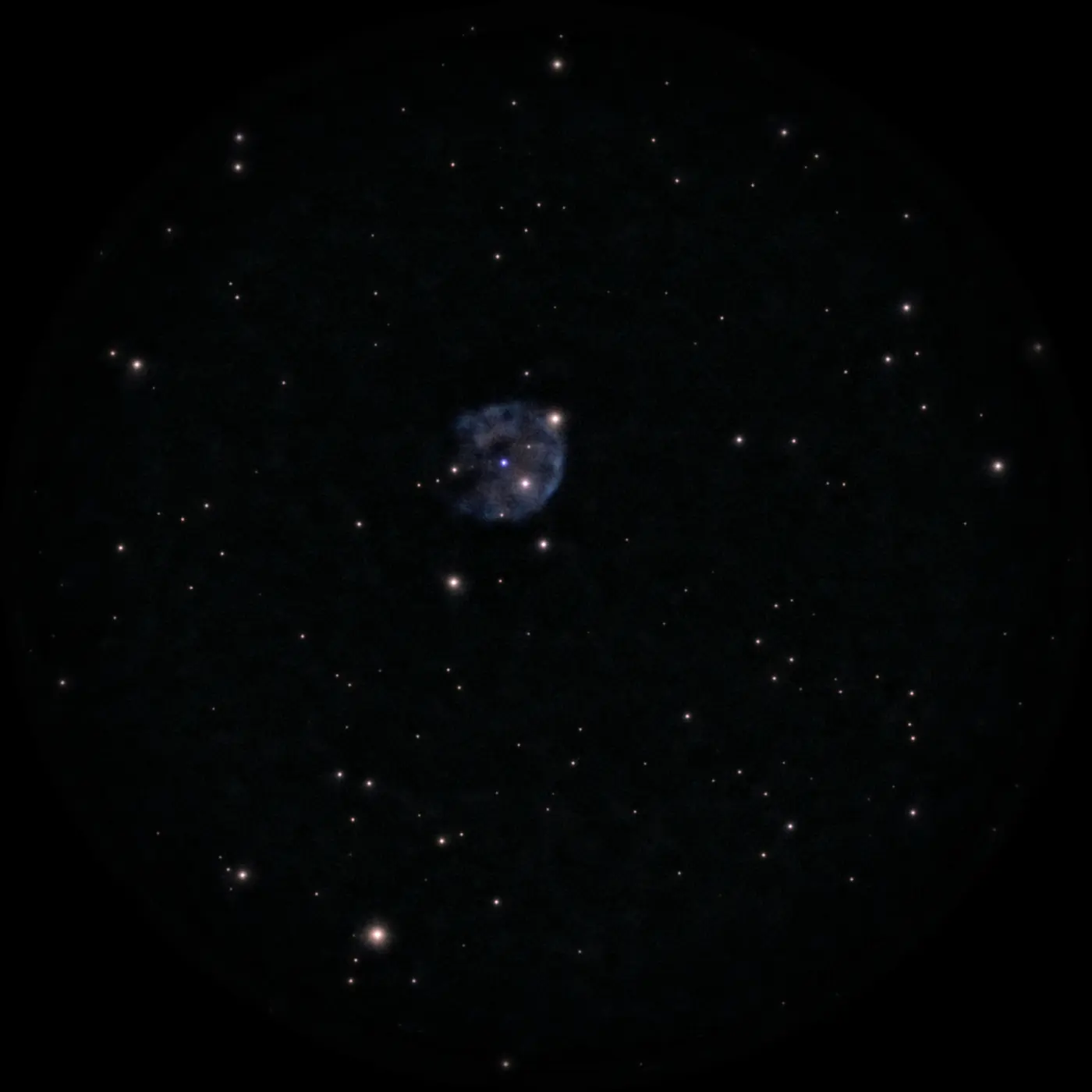 Nébuleuse du Crâne, NGC 246, 9 min de pose la plus longue