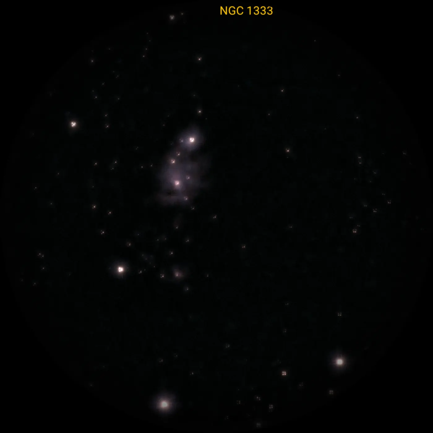 NGC 1333, Nébuleuse par réflexion